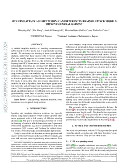 Spoofing attack augmentation: can differently-trained attack models
  improve generalisation?