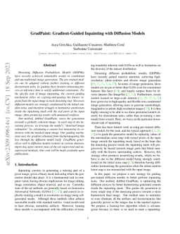 Gradpaint: Gradient-Guided Inpainting with Diffusion Models
