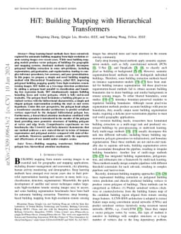 HiT: Building Mapping with Hierarchical Transformers