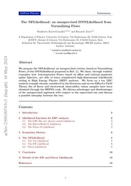 The NFLikelihood: an unsupervised DNNLikelihood from Normalizing Flows