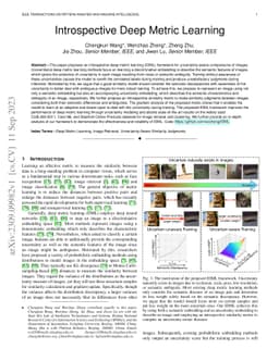 Introspective Deep Metric Learning