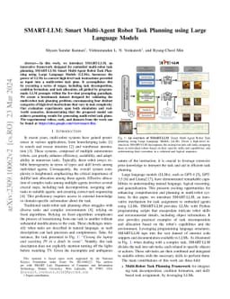 SMART-LLM: Smart Multi-Agent Robot Task Planning using Large Language
  Models