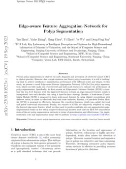 Edge-aware Feature Aggregation Network for Polyp Segmentation