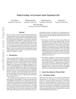 Model Leeching: An Extraction Attack Targeting LLMs