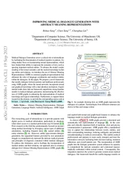 Improving Medical Dialogue Generation with Abstract Meaning
  Representations