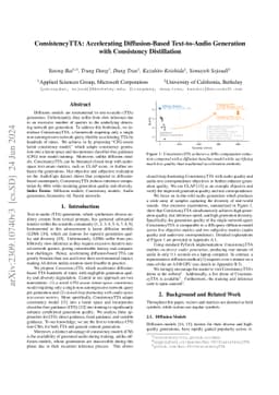 ConsistencyTTA: Accelerating Diffusion-Based Text-to-Audio Generation
  with Consistency Distillation