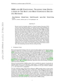 MBR and QE Finetuning: Training-time Distillation of the Best and Most
  Expensive Decoding Methods