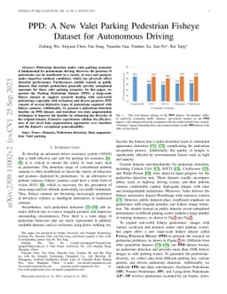 PPD: A New Valet Parking Pedestrian Fisheye Dataset for Autonomous
  Driving