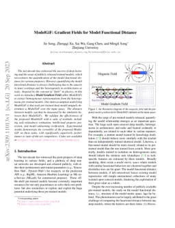 ModelGiF: Gradient Fields for Model Functional Distance