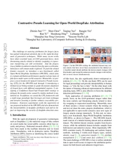 Contrastive Pseudo Learning for Open-World DeepFake Attribution