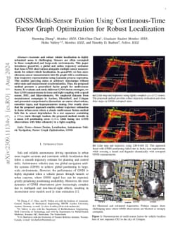 GNSS/Multi-Sensor Fusion Using Continuous-Time Factor Graph Optimization
  for Robust Localization