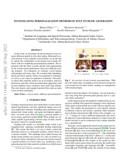 Investigating Personalization Methods in Text to Music Generation