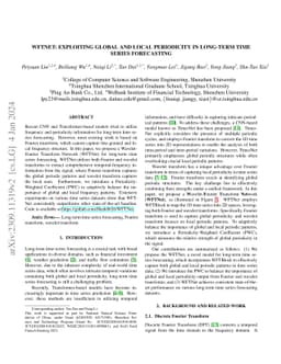WFTNet: Exploiting Global and Local Periodicity in Long-term Time Series
  Forecasting