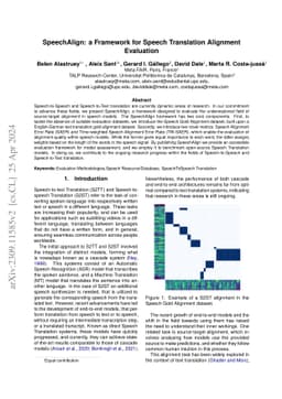 SpeechAlign: a Framework for Speech Translation Alignment Evaluation