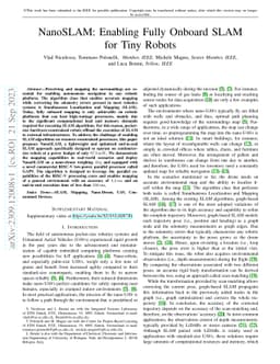 NanoSLAM: Enabling Fully Onboard SLAM for Tiny Robots