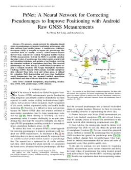 PrNet: A Neural Network for Correcting Pseudoranges to Improve
  Positioning with Android Raw GNSS Measurements