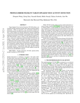 Profile-Error-Tolerant Target-Speaker Voice Activity Detection