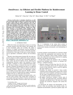 OmniDrones: An Efficient and Flexible Platform for Reinforcement
  Learning in Drone Control