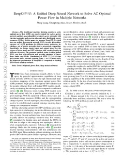 DeepOPF-U: A Unified Deep Neural Network to Solve AC Optimal Power Flow
  in Multiple Networks