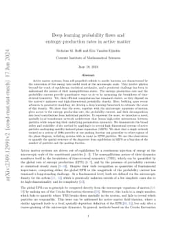 Deep learning probability flows and entropy production rates in active
  matter