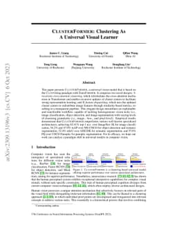 ClusterFormer: Clustering As A Universal Visual Learner