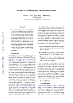A Survey of Document-Level Information Extraction