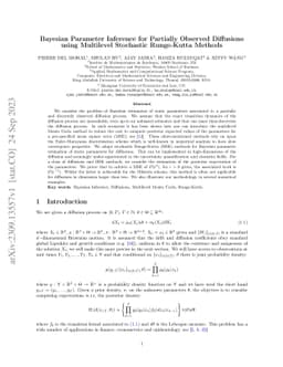 Bayesian Parameter Inference for Partially Observed Diffusions using
  Multilevel Stochastic Runge-Kutta Methods