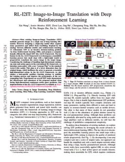 RL-I2IT: Image-to-Image Translation with Deep Reinforcement Learning