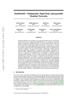 MultiModN- Multimodal, Multi-Task, Interpretable Modular Networks