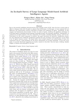 An In-depth Survey of Large Language Model-based Artificial Intelligence
  Agents
