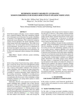 Rethinking Session Variability: Leveraging Session Embeddings for
  Session Robustness in Speaker Verification