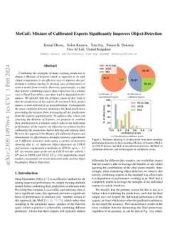 MoCaE: Mixture of Calibrated Experts Significantly Improves Object
  Detection