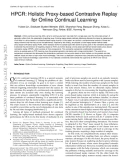 HPCR: Holistic Proxy-based Contrastive Replay for Online Continual Learning