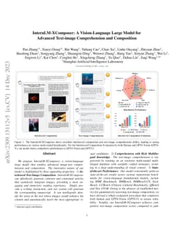 InternLM-XComposer: A Vision-Language Large Model for Advanced
  Text-image Comprehension and Composition