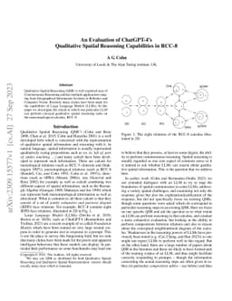 An Evaluation of ChatGPT-4's Qualitative Spatial Reasoning Capabilities
  in RCC-8