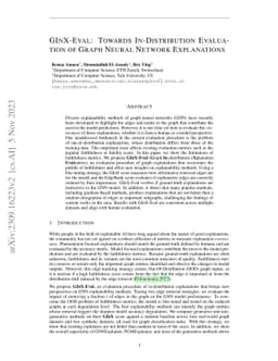 GInX-Eval: Towards In-Distribution Evaluation of Graph Neural Network
  Explanations