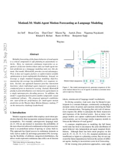 MotionLM: Multi-Agent Motion Forecasting as Language Modeling