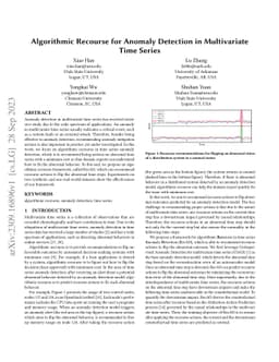 Algorithmic Recourse for Anomaly Detection in Multivariate Time Series