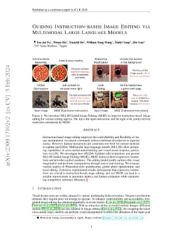Guiding Instruction-based Image Editing via Multimodal Large Language
  Models