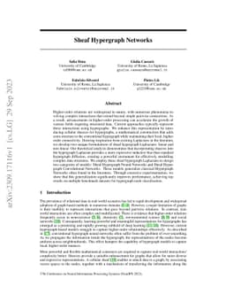Sheaf Hypergraph Networks
