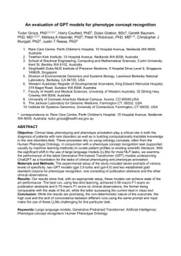 An evaluation of GPT models for phenotype concept recognition