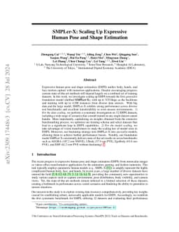SMPLer-X: Scaling Up Expressive Human Pose and Shape Estimation