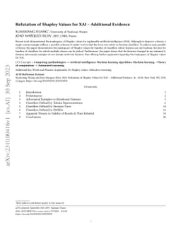 Refutation of Shapley Values for XAI -- Additional Evidence