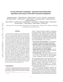 Liveness Detection Competition -- Noncontact-based Fingerprint
  Algorithms and Systems (LivDet-2023 Noncontact Fingerprint)