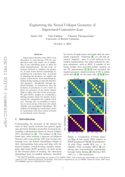 Engineering the Neural Collapse Geometry of Supervised-Contrastive Loss