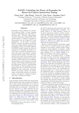 PACIT: Unlocking the Power of Examples for Better In-Context Instruction
  Tuning