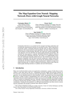 The Map Equation Goes Neural: Mapping Network Flows with Graph Neural
  Networks