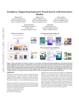 GenQuery: Supporting Expressive Visual Search with Generative Models