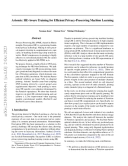 Artemis: HE-Aware Training for Efficient Privacy-Preserving Machine
  Learning