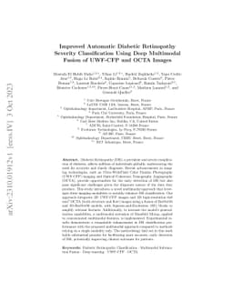 Improved Automatic Diabetic Retinopathy Severity Classification Using
  Deep Multimodal Fusion of UWF-CFP and OCTA Images